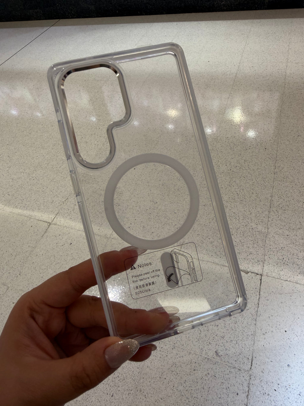 Samsung Galaxy Clear Magnetic Case – Protective Phone Cover
