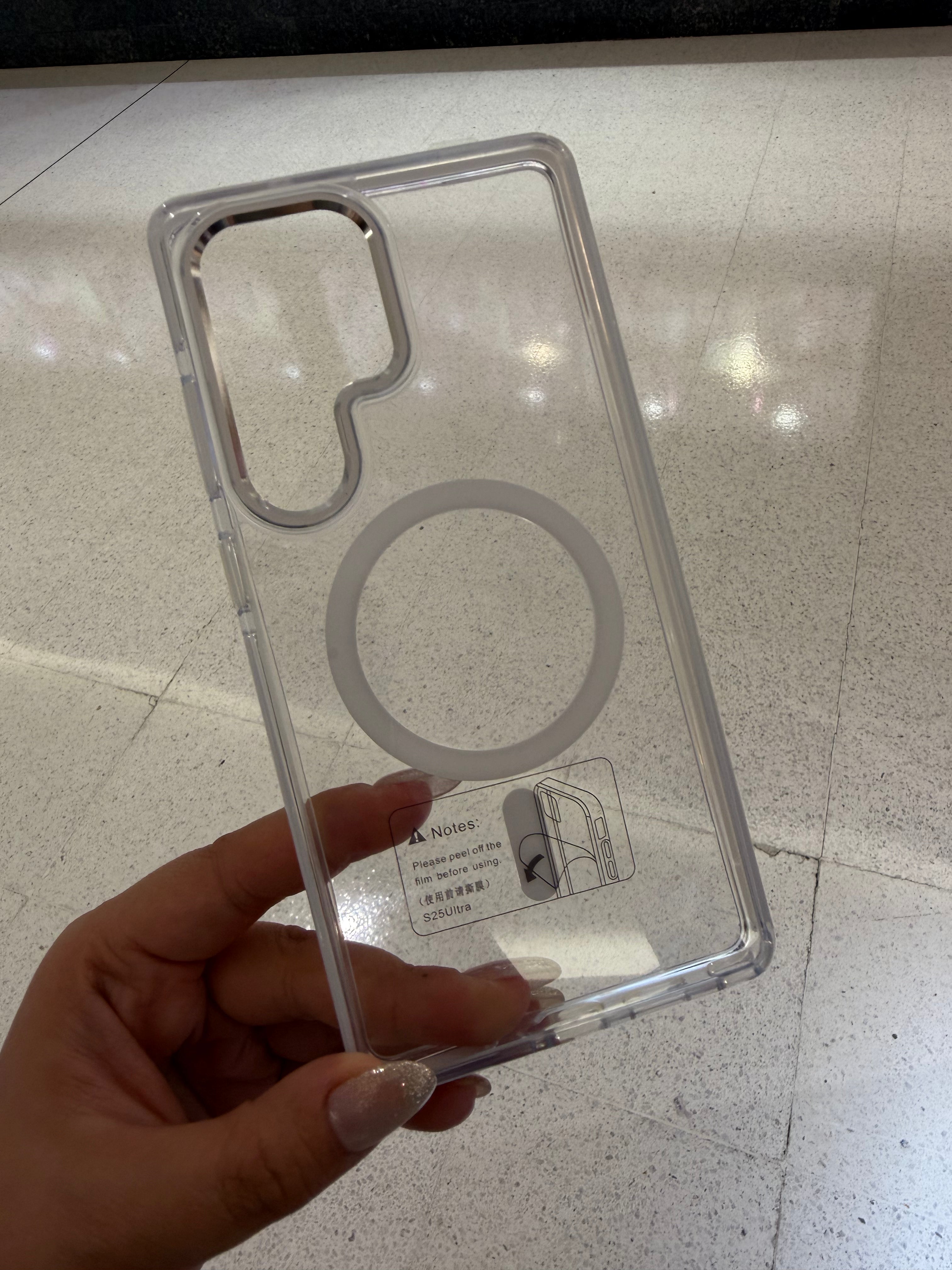Samsung Galaxy Clear Magnetic Case – Protective Phone Cover