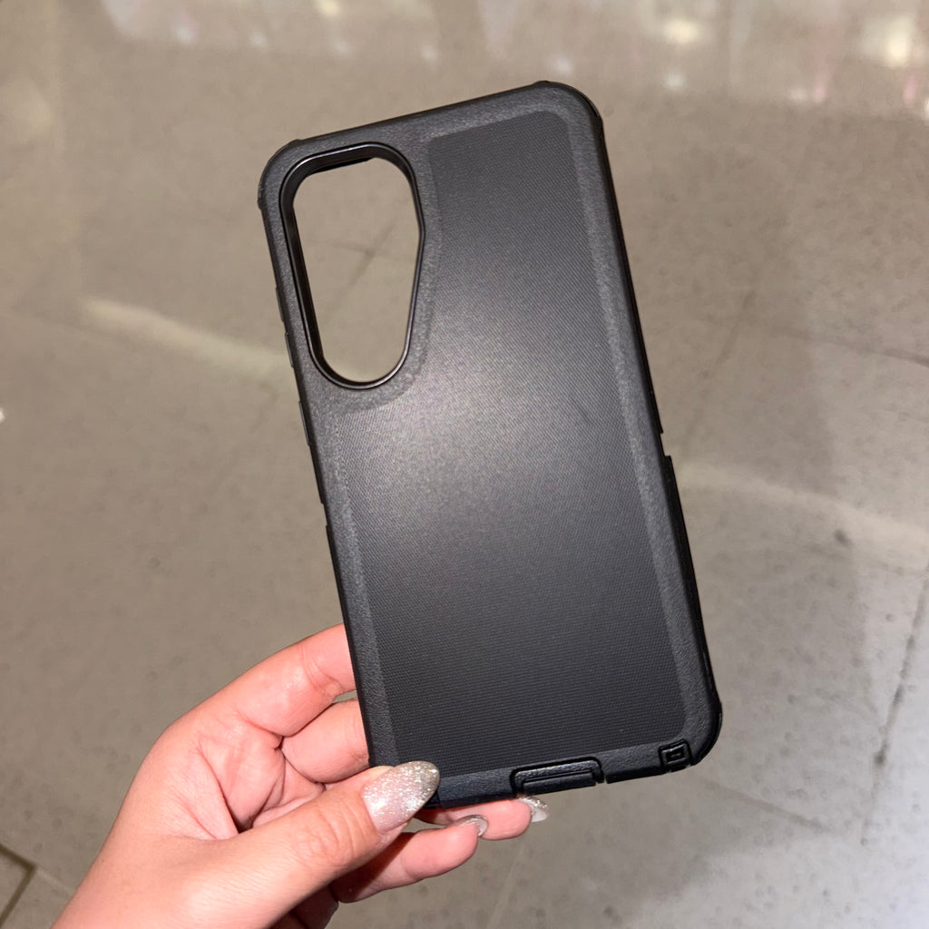 Samsung Galaxy Heavy Duty Shockproof Case – Rugged Black Protective Cover