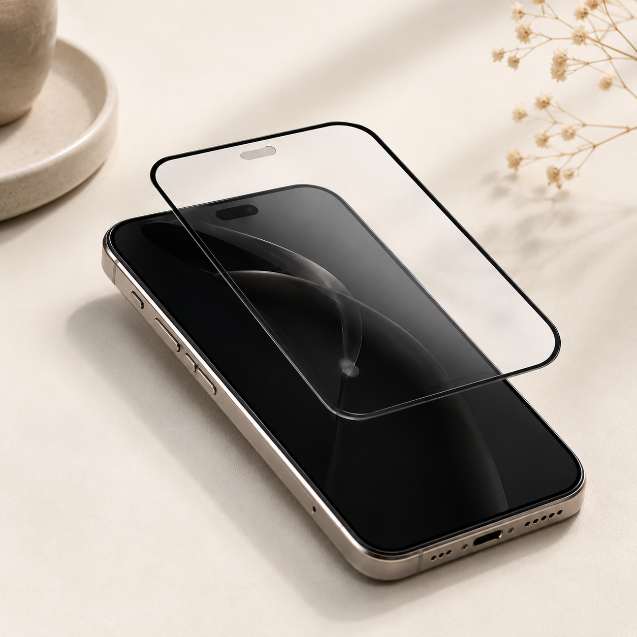 Premium Full-Coverage Screen Protector with Reinforced Edge (2 Pack)